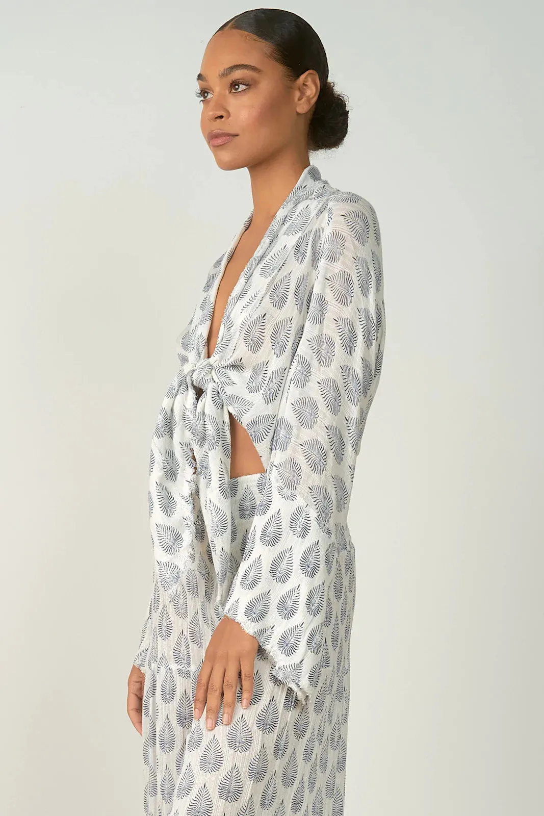 ELAN Nava Front Tie Top