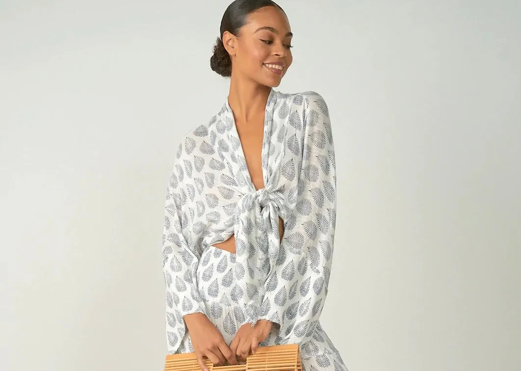 ELAN Nava Front Tie Top