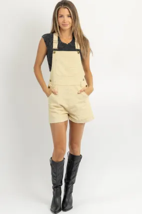 EMBER IVORY CORDUROY OVERALL