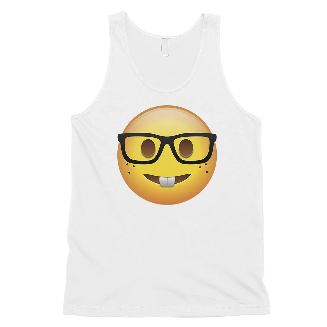 Emoji-Nerd Mens Classic Great Cute Perfect Tank Top Birthday Gift