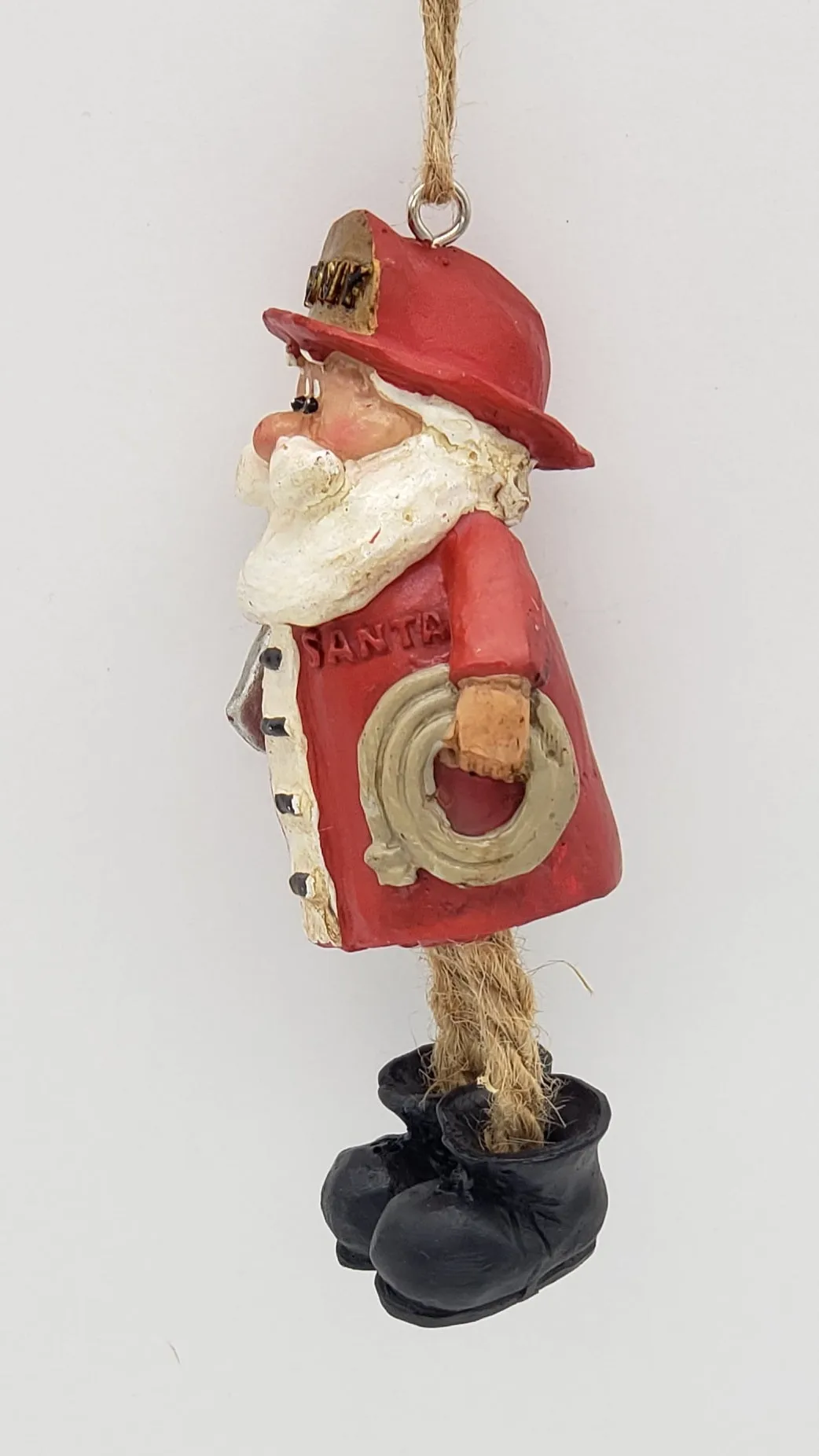 FDNY Santa Christmas Ornament