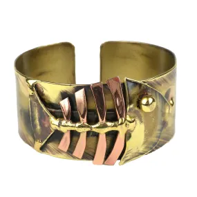 Fishbone Brass Bangle Brass Images