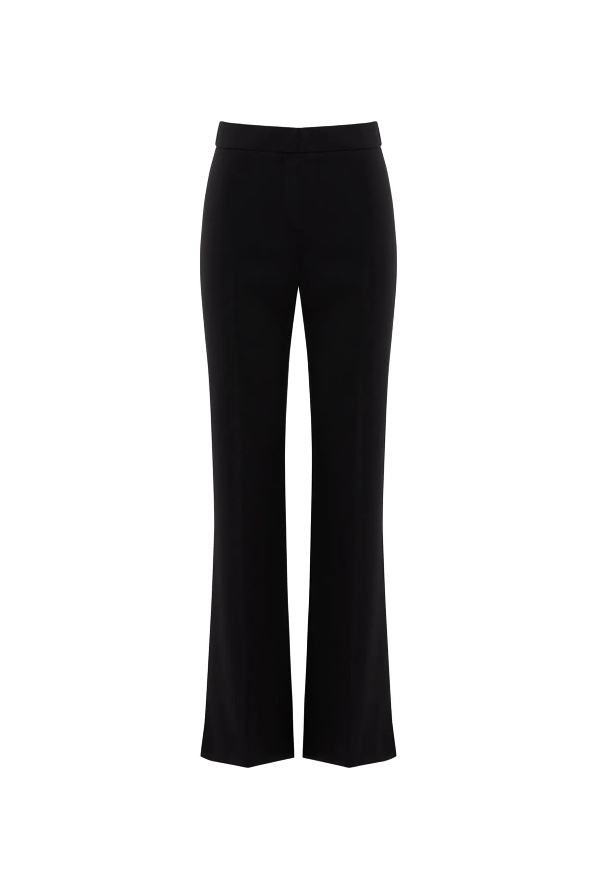 Flared High Waist Black Pants