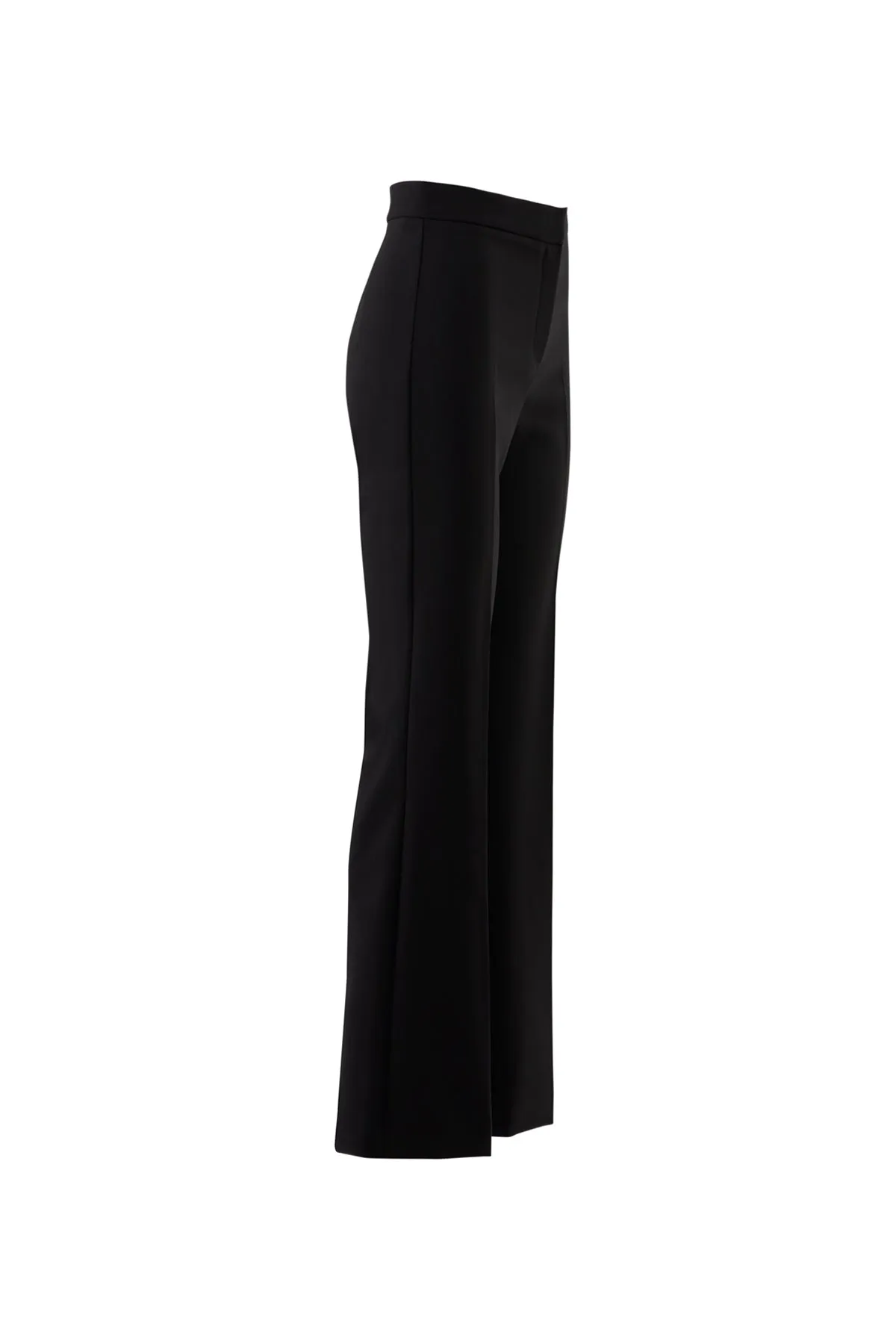 Flared High Waist Black Pants