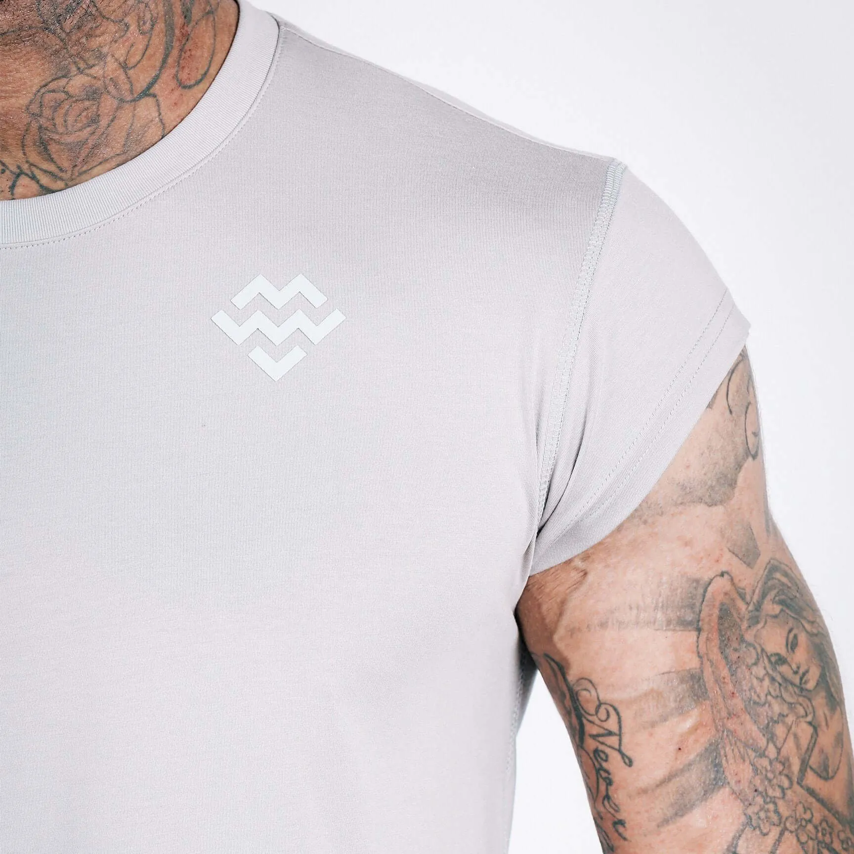Flow Capped Sleeve T-Shirt (Stone)