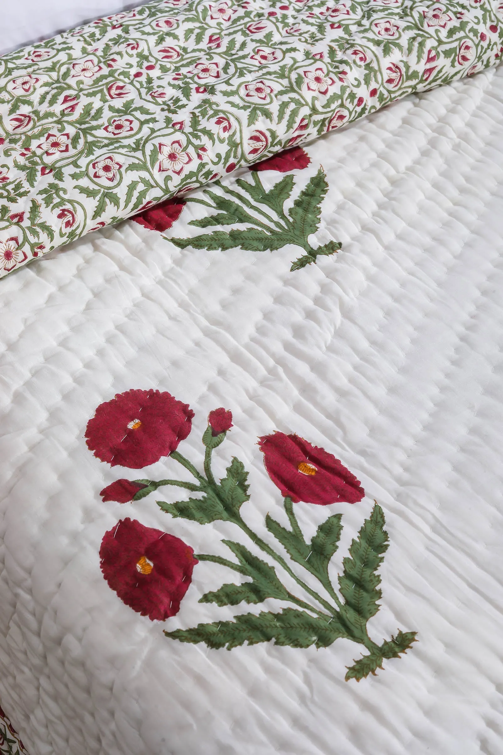 French Marigold Cotton Muslin Quilt