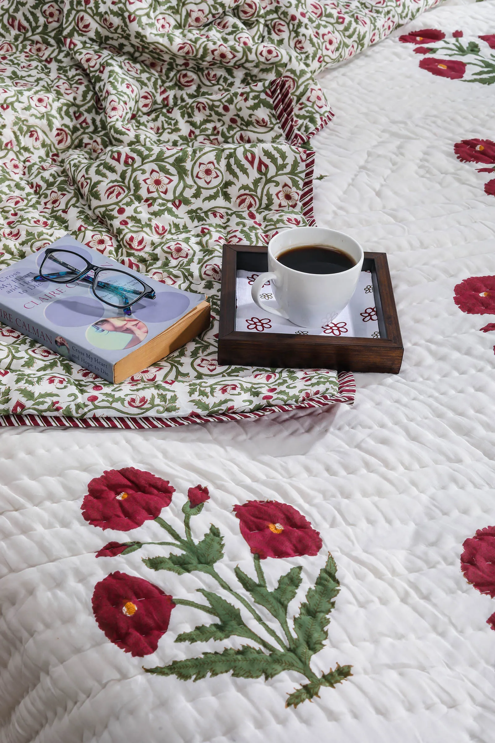 French Marigold Cotton Muslin Quilt