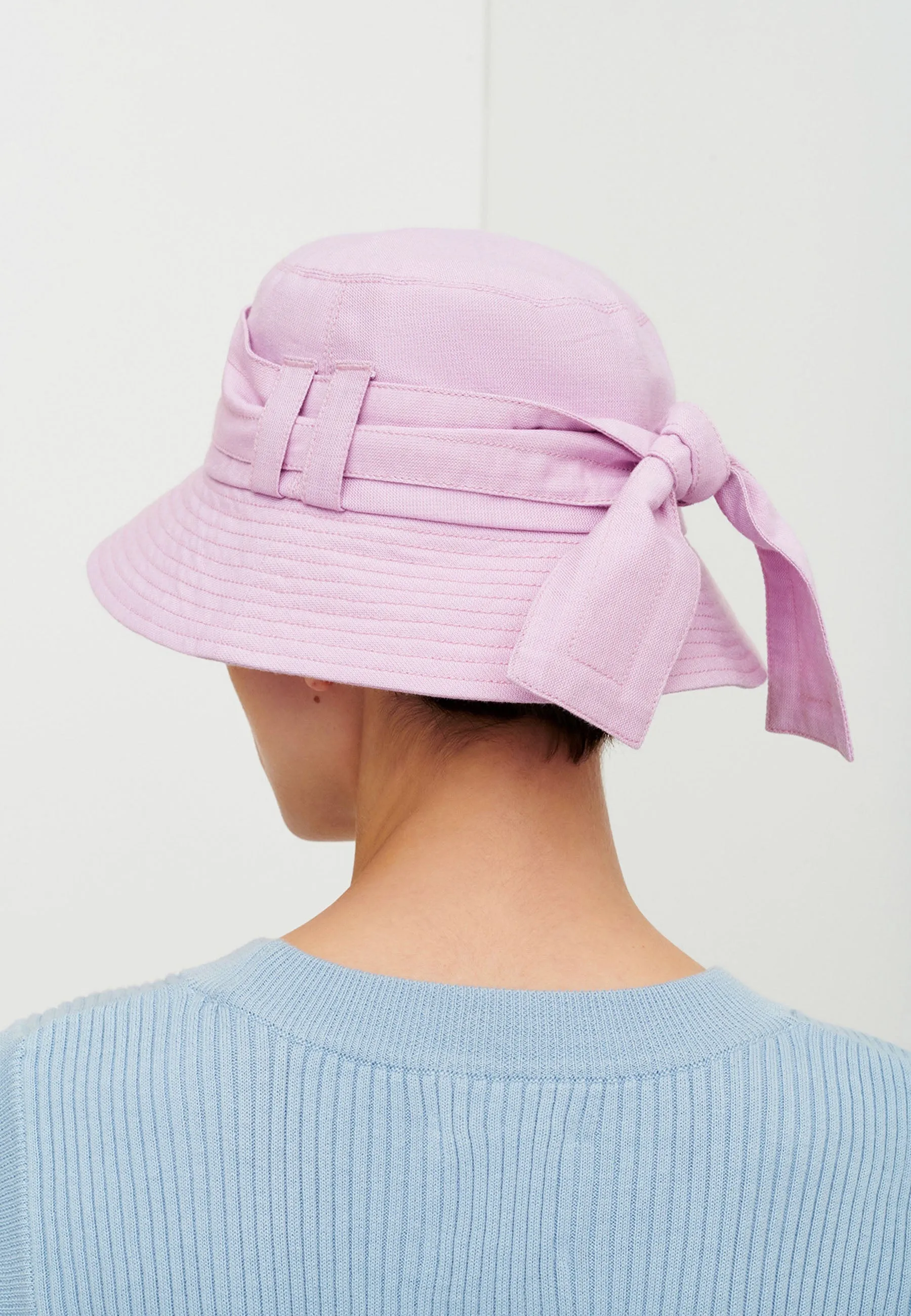 Garden Hat - lilac chambray