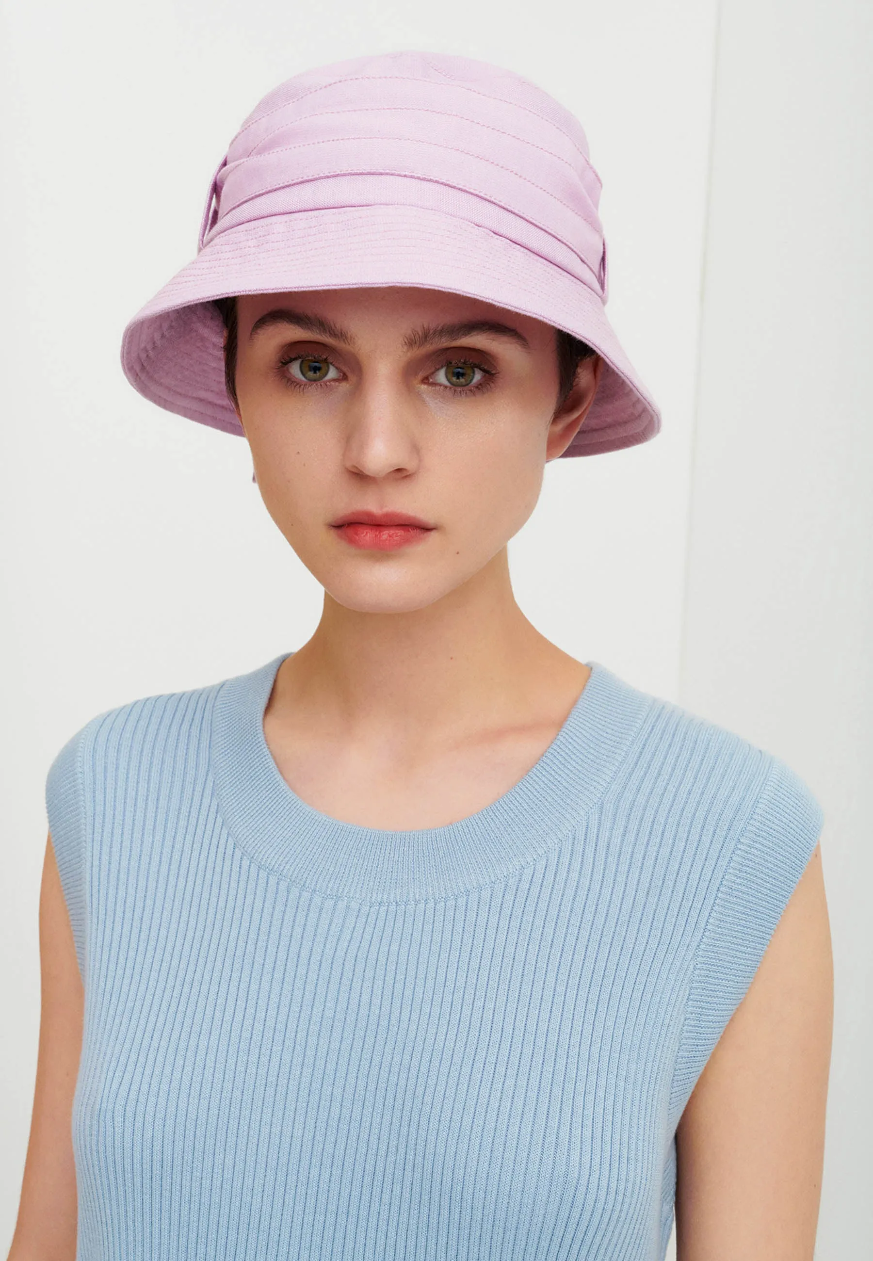 Garden Hat - lilac chambray