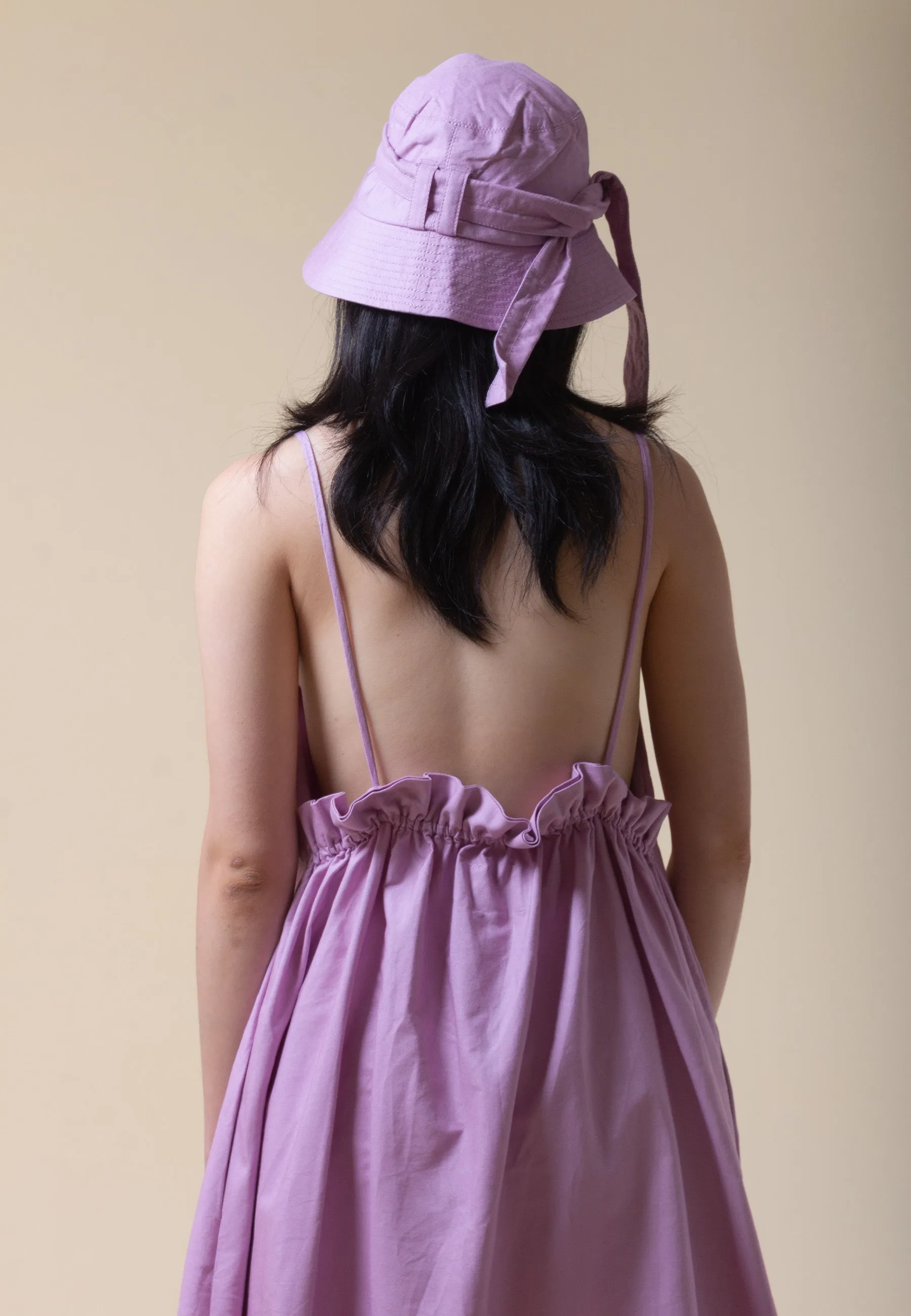 Garden Hat - lilac chambray