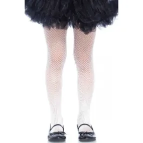 Girl´s Fishnet Tights White
