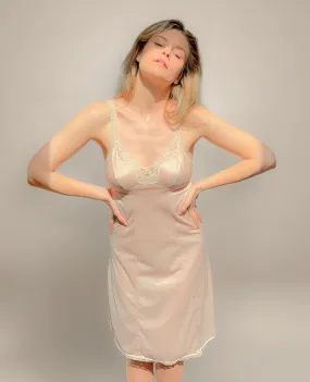 Give me AMORE Vintage Peach Slip Dress