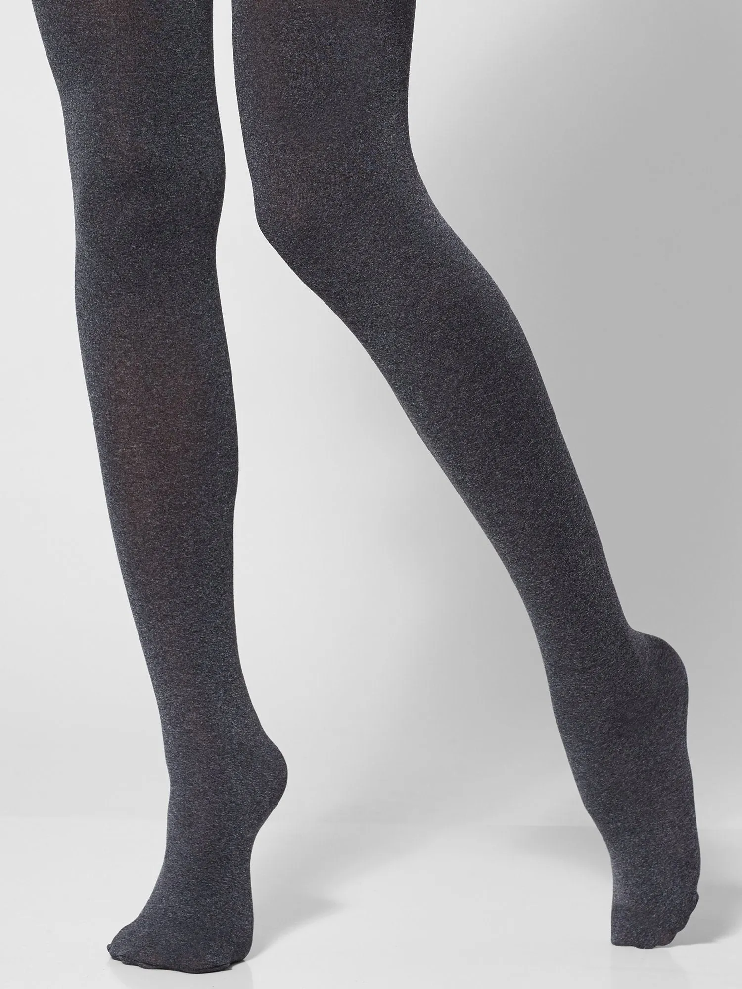 Grey Control-Top City Tights