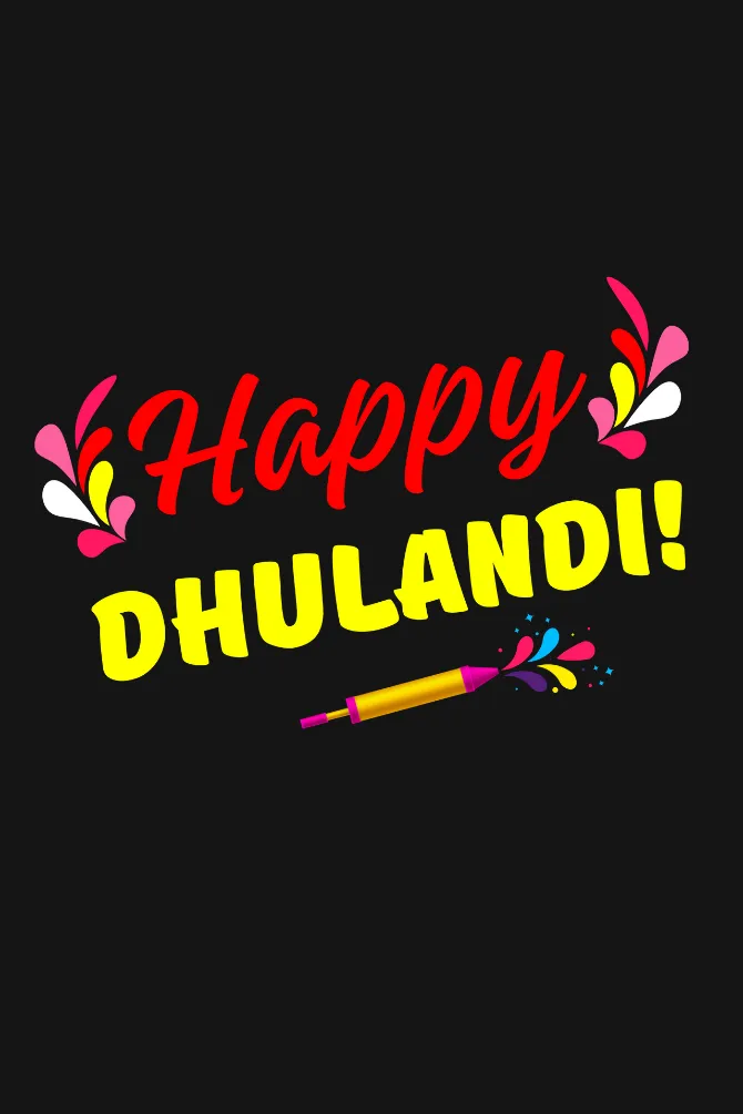 Happy Dhoolivandan T-shirt for women
