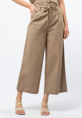 High Waist Straight Long Pants