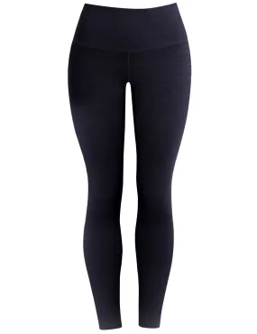 High Waist Tall Size Pants heatherdarknavy_Tall Size