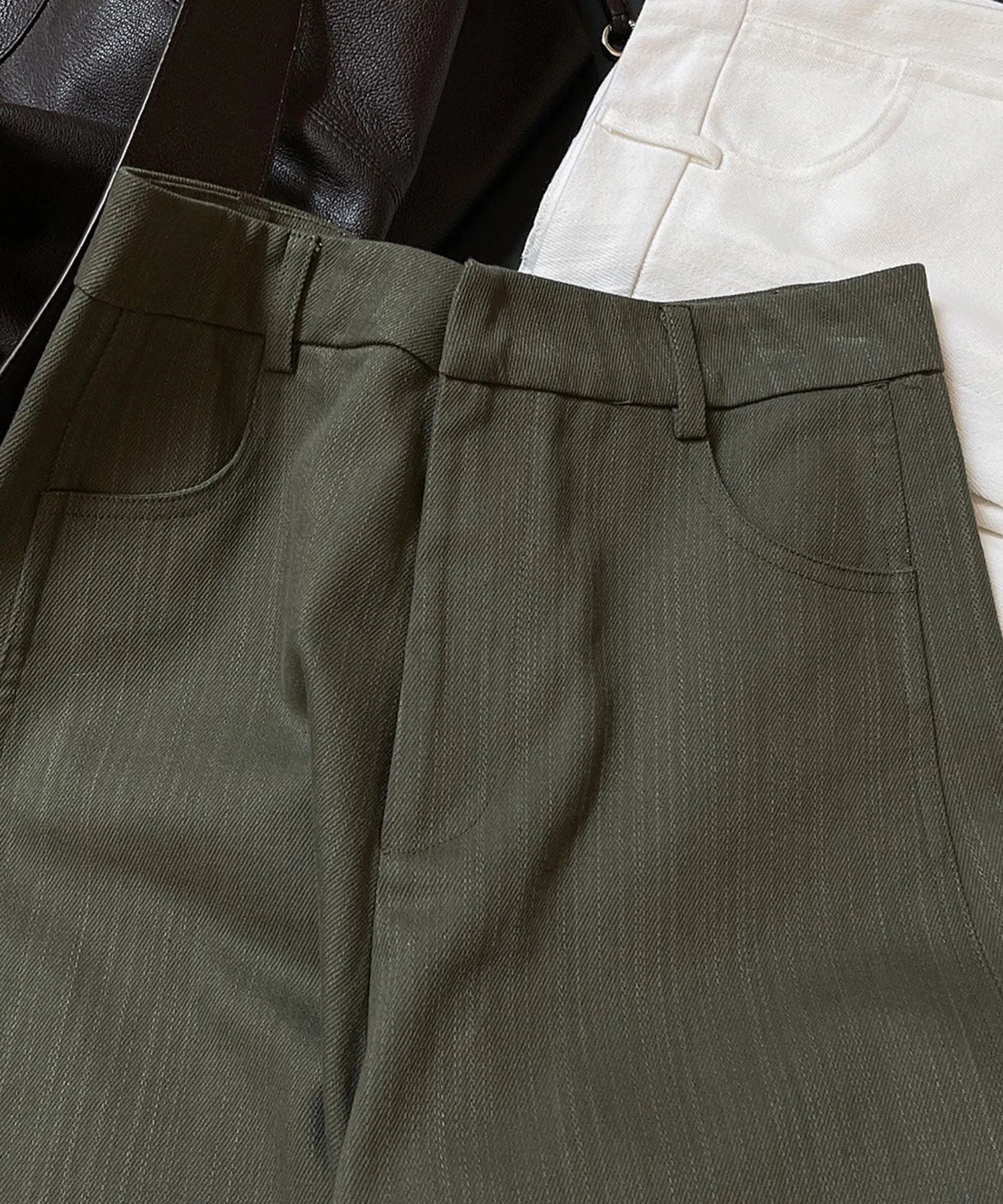 high waist wide leg pants