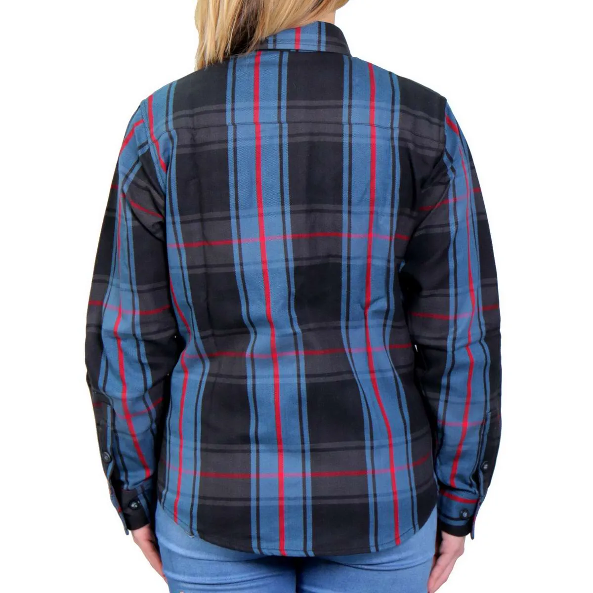 Hot Leathers FLL3007 Ladies Long Live The King Long Sleeve Flannel