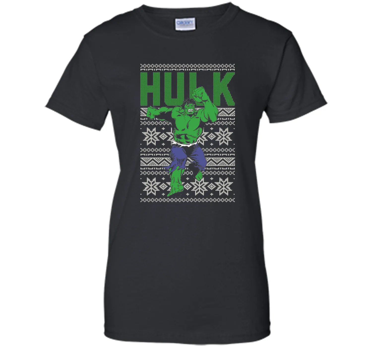 Hulk Ugly Christmas Sweater Graphic T-Shirt