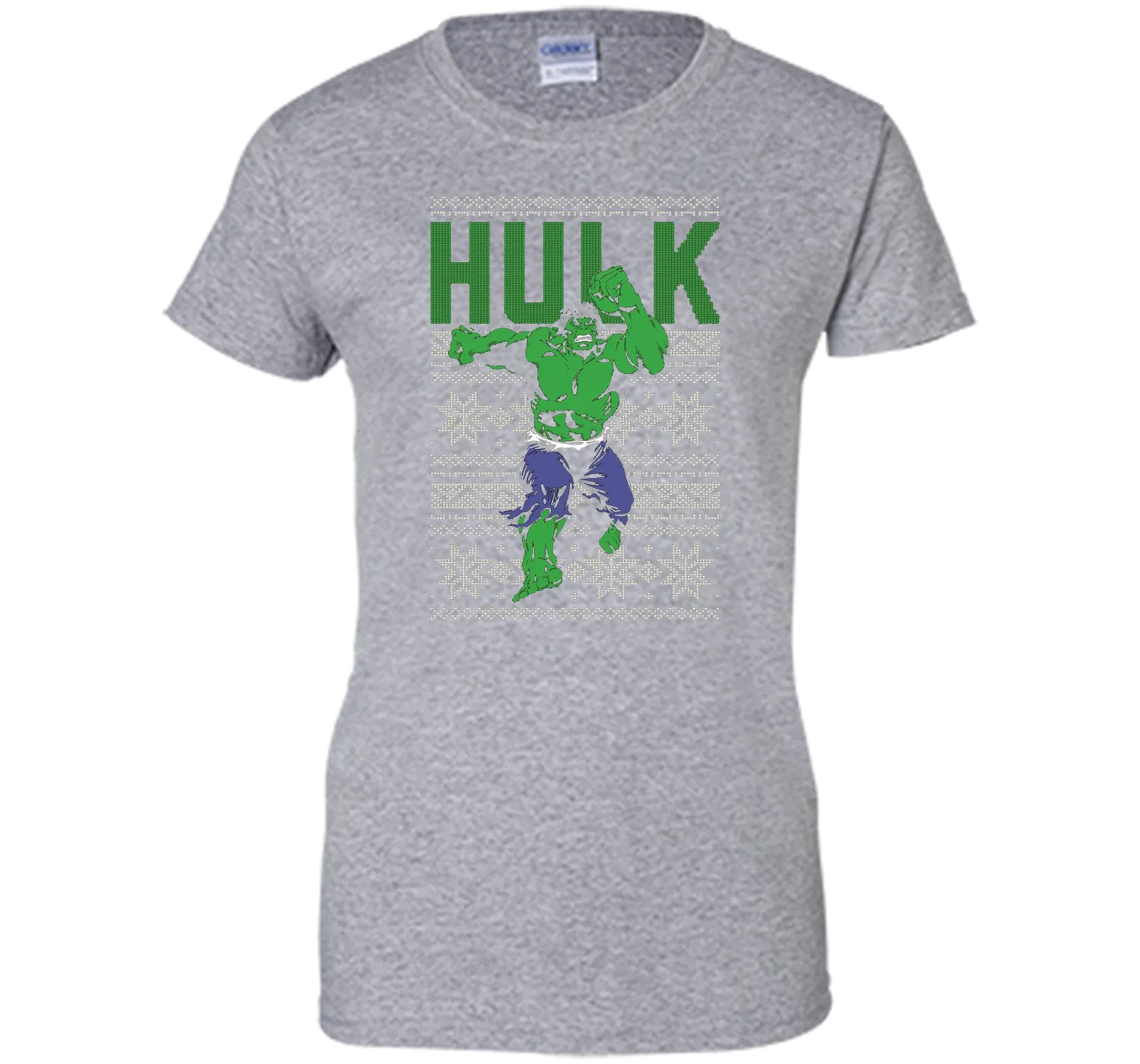Hulk Ugly Christmas Sweater Graphic T-Shirt
