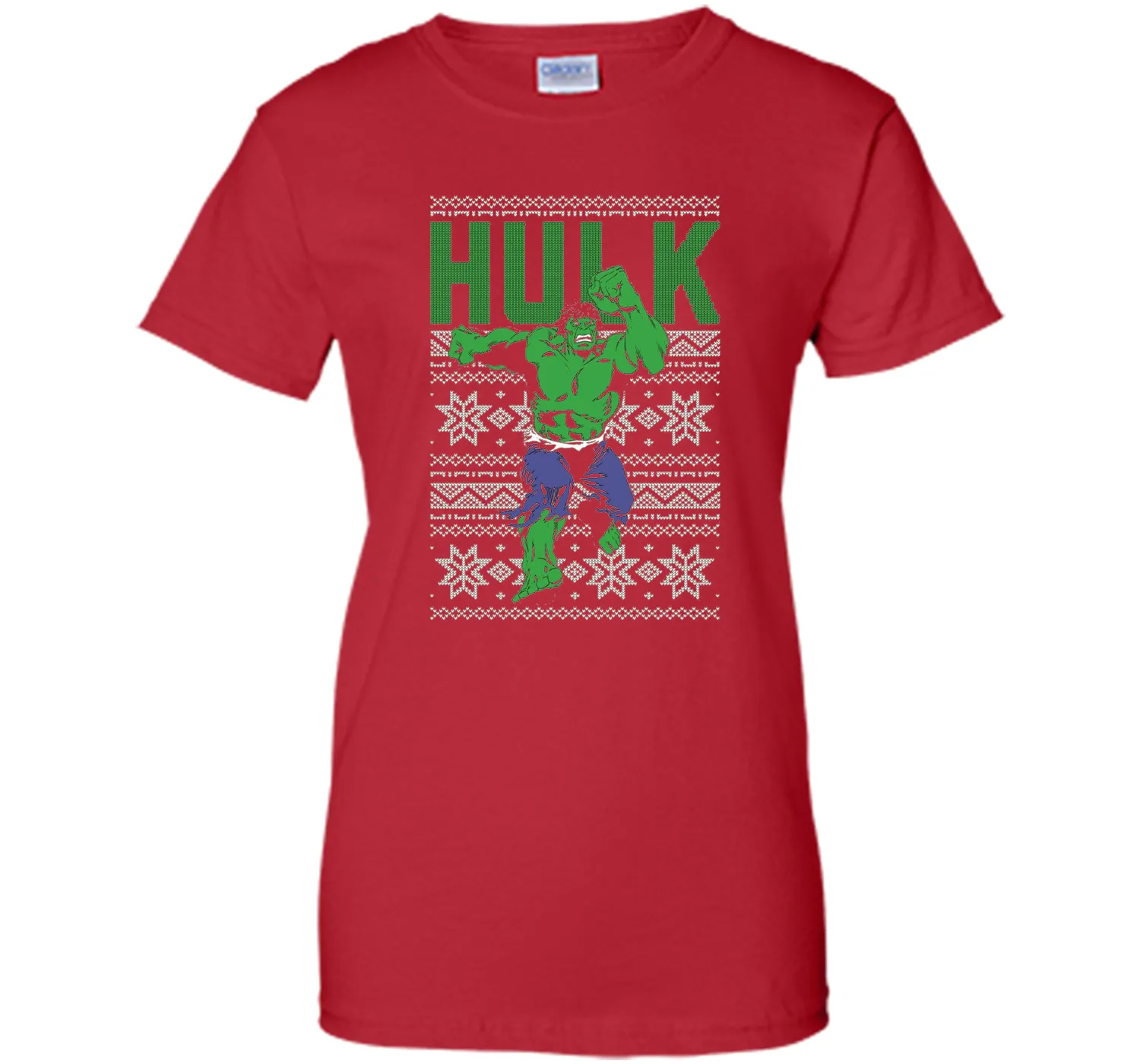 Hulk Ugly Christmas Sweater Graphic T-Shirt