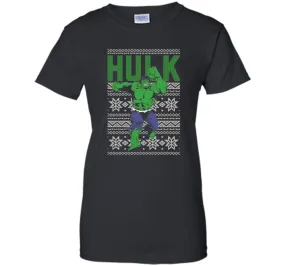 Hulk Ugly Christmas Sweater Graphic T-Shirt