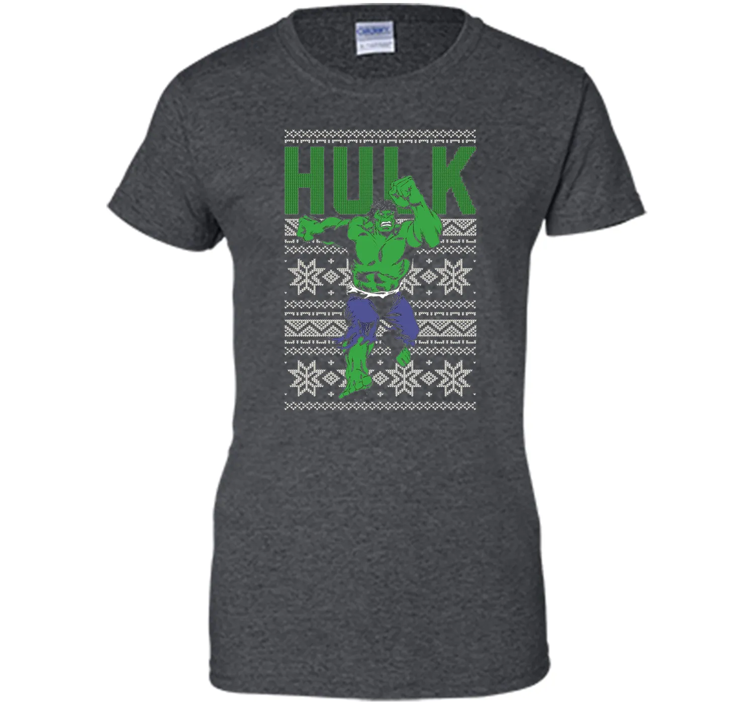 Hulk Ugly Christmas Sweater Graphic T-Shirt