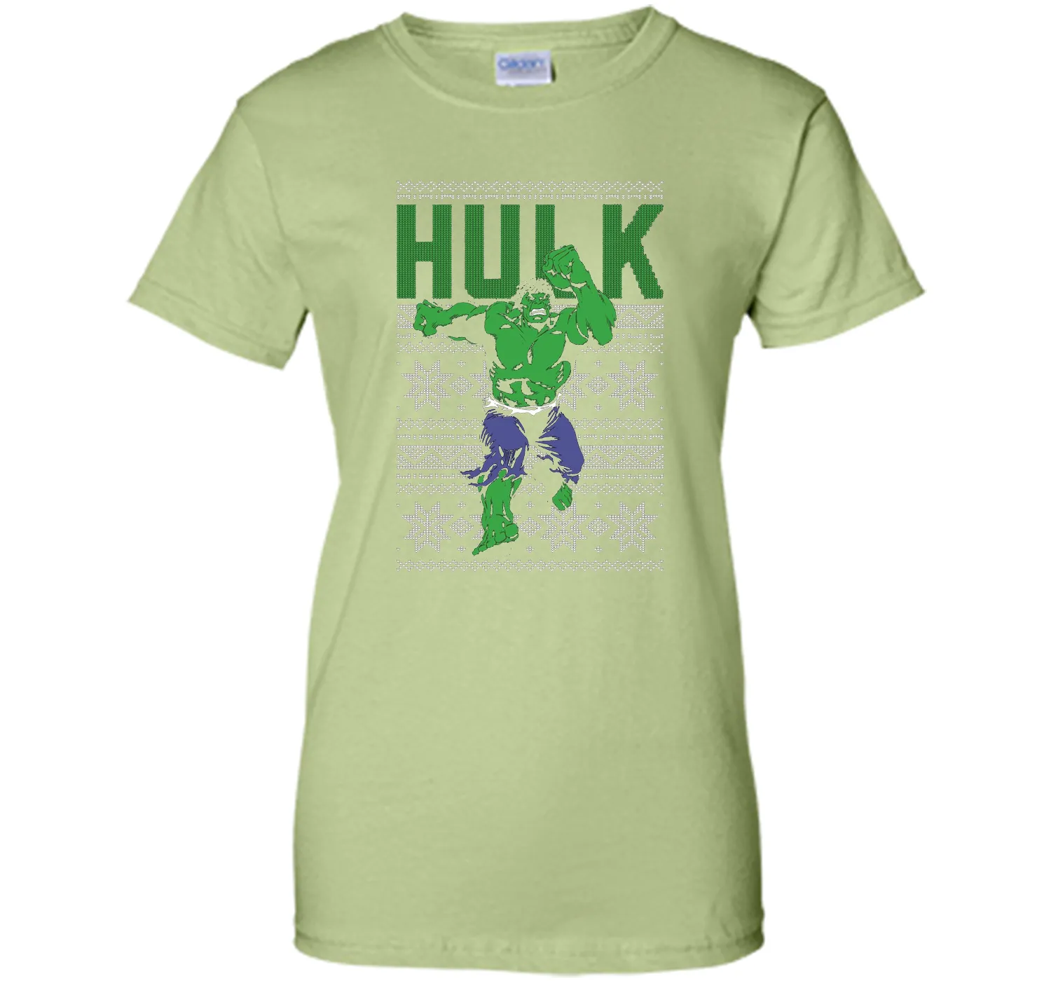 Hulk Ugly Christmas Sweater Graphic T-Shirt