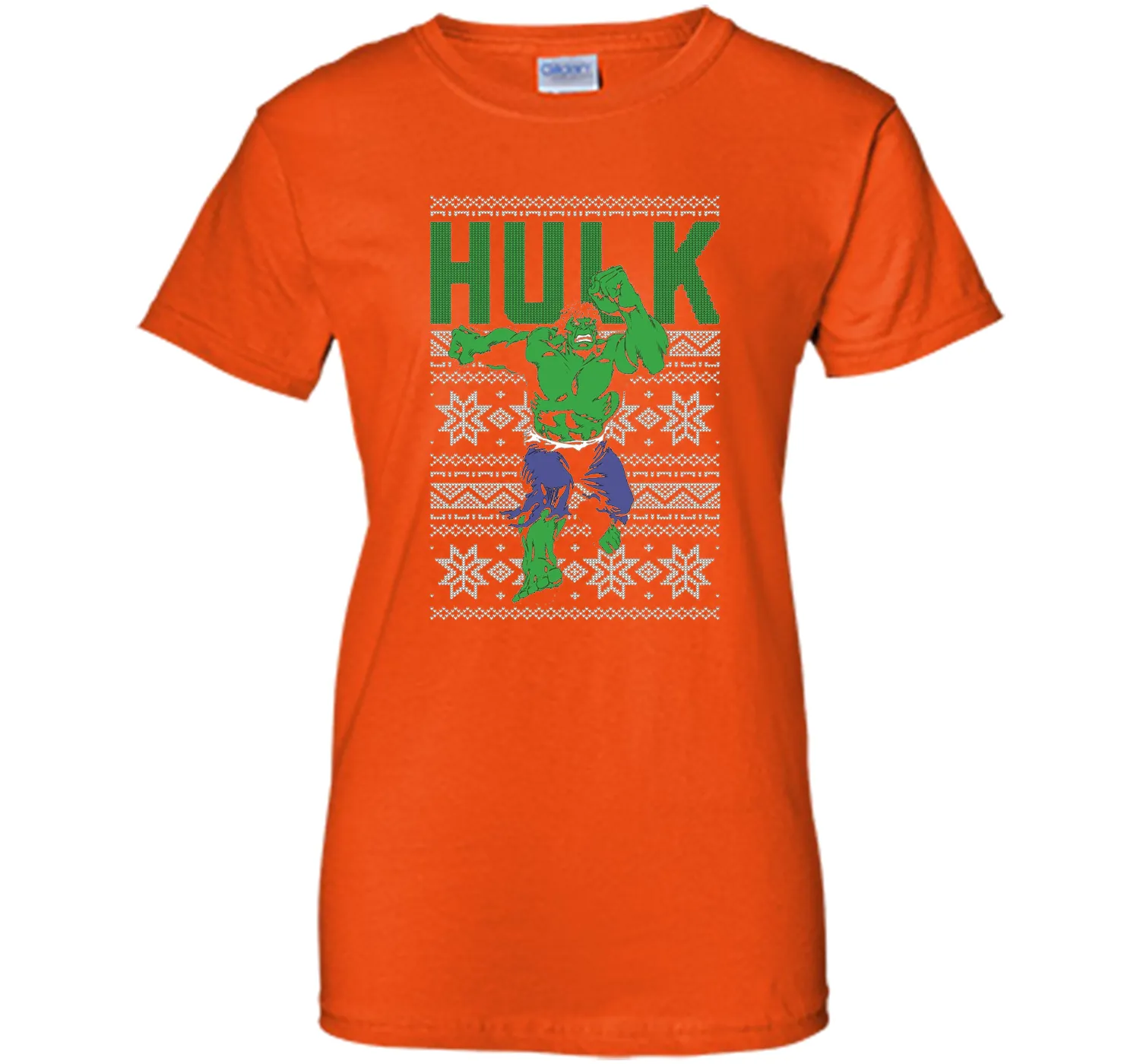 Hulk Ugly Christmas Sweater Graphic T-Shirt