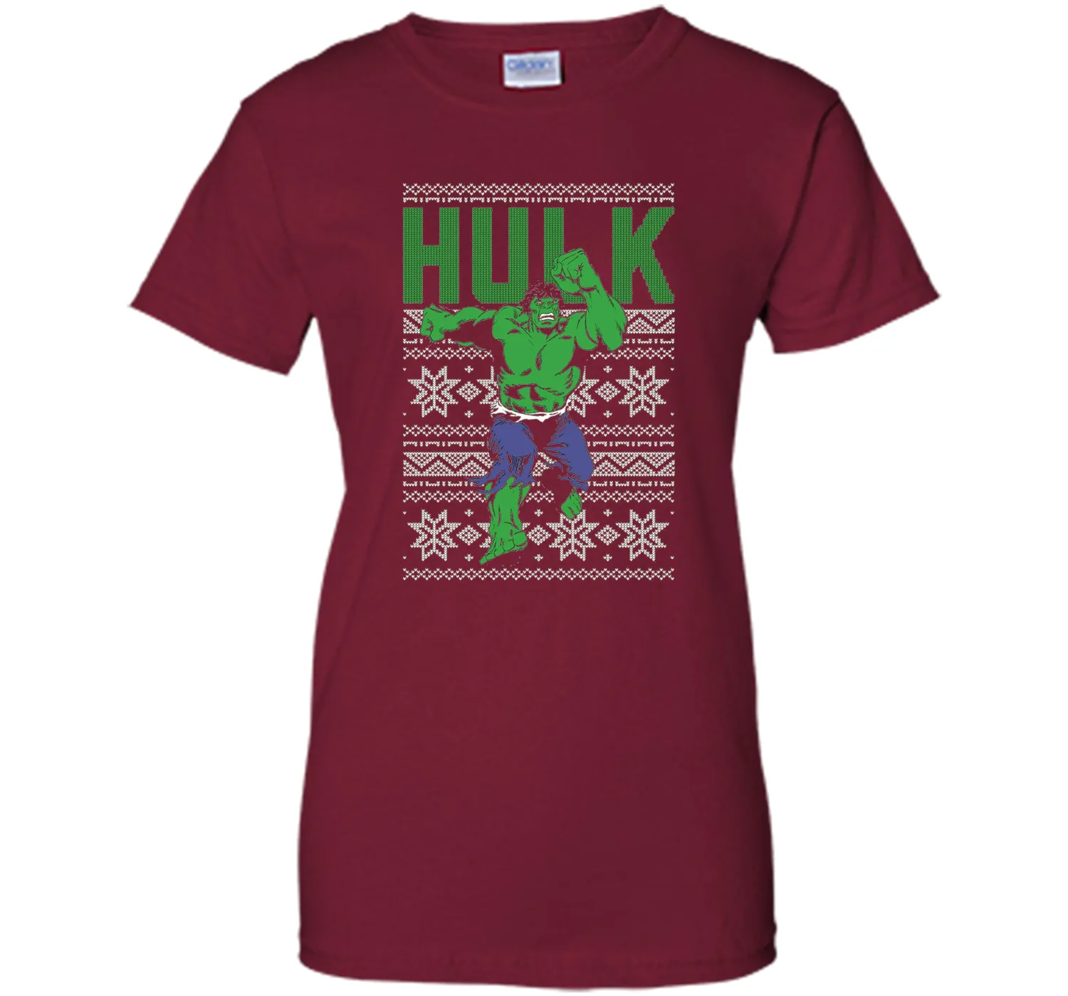 Hulk Ugly Christmas Sweater Graphic T-Shirt