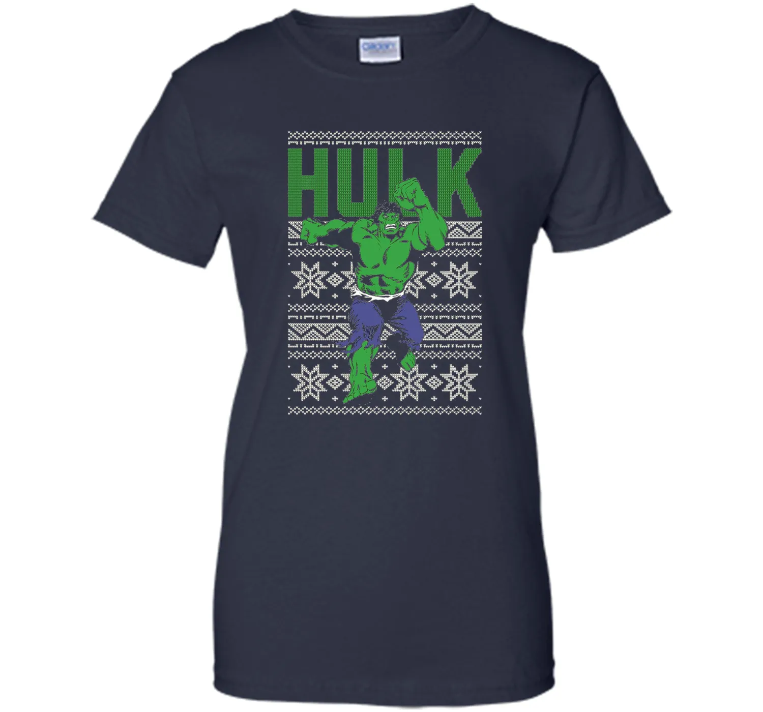 Hulk Ugly Christmas Sweater Graphic T-Shirt