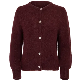 Idaic Cardigan - Bordeaux
