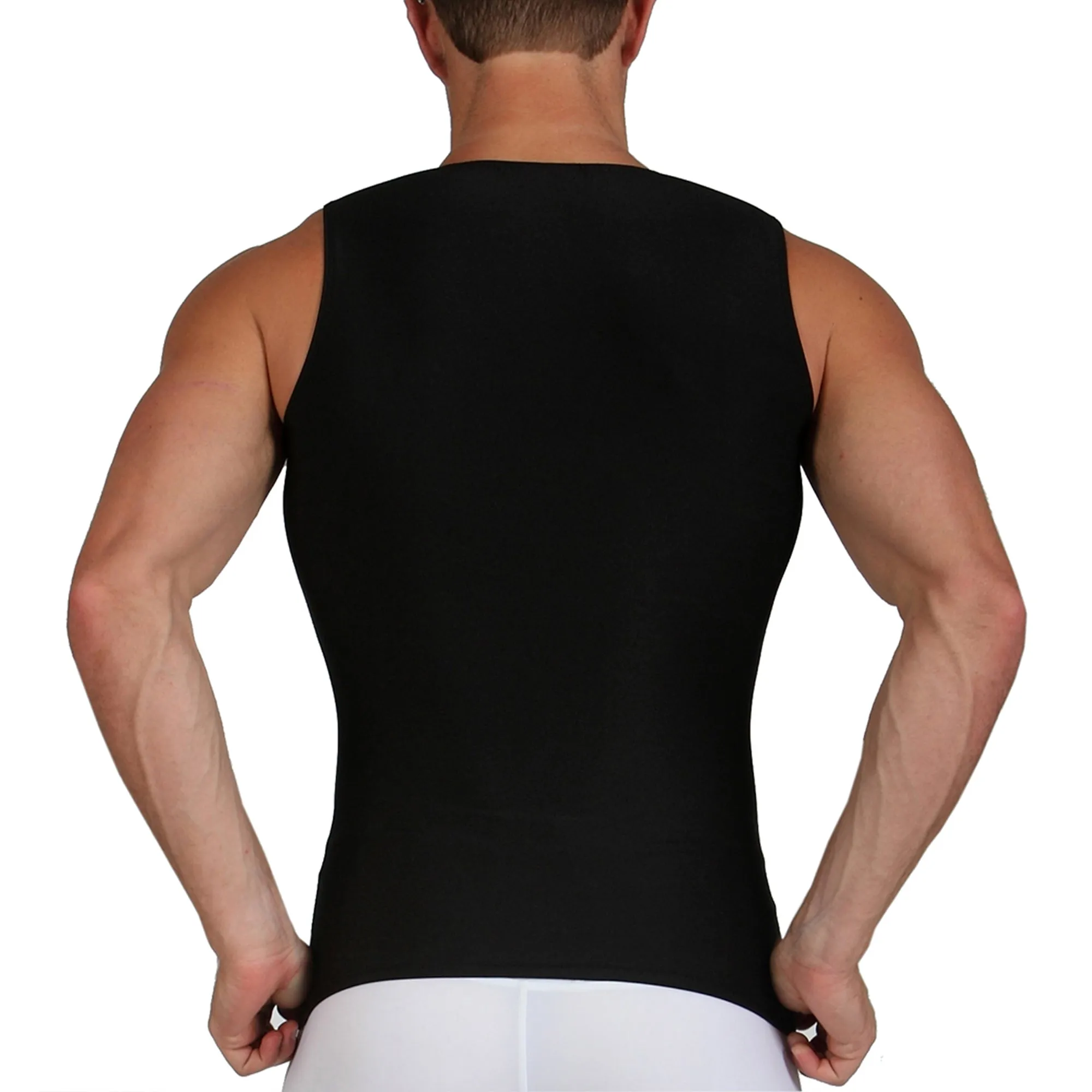 Insta Slim High Compression Muscle Tank Hook and Loop MS00V1 by InstantFigure - InstaSlim - InstantRecoveryMD