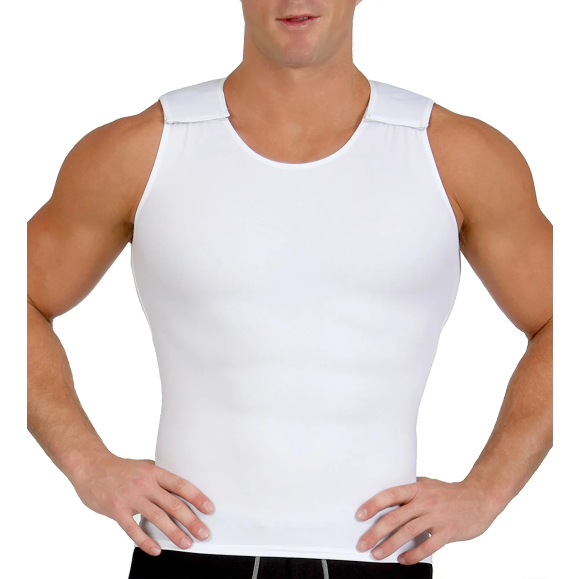 Insta Slim High Compression Muscle Tank Hook and Loop MS00V1 by InstantFigure - InstaSlim - InstantRecoveryMD
