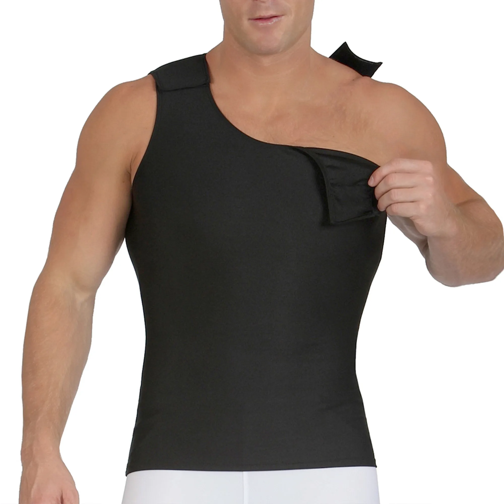 Insta Slim High Compression Muscle Tank Hook and Loop MS00V1 by InstantFigure - InstaSlim - InstantRecoveryMD