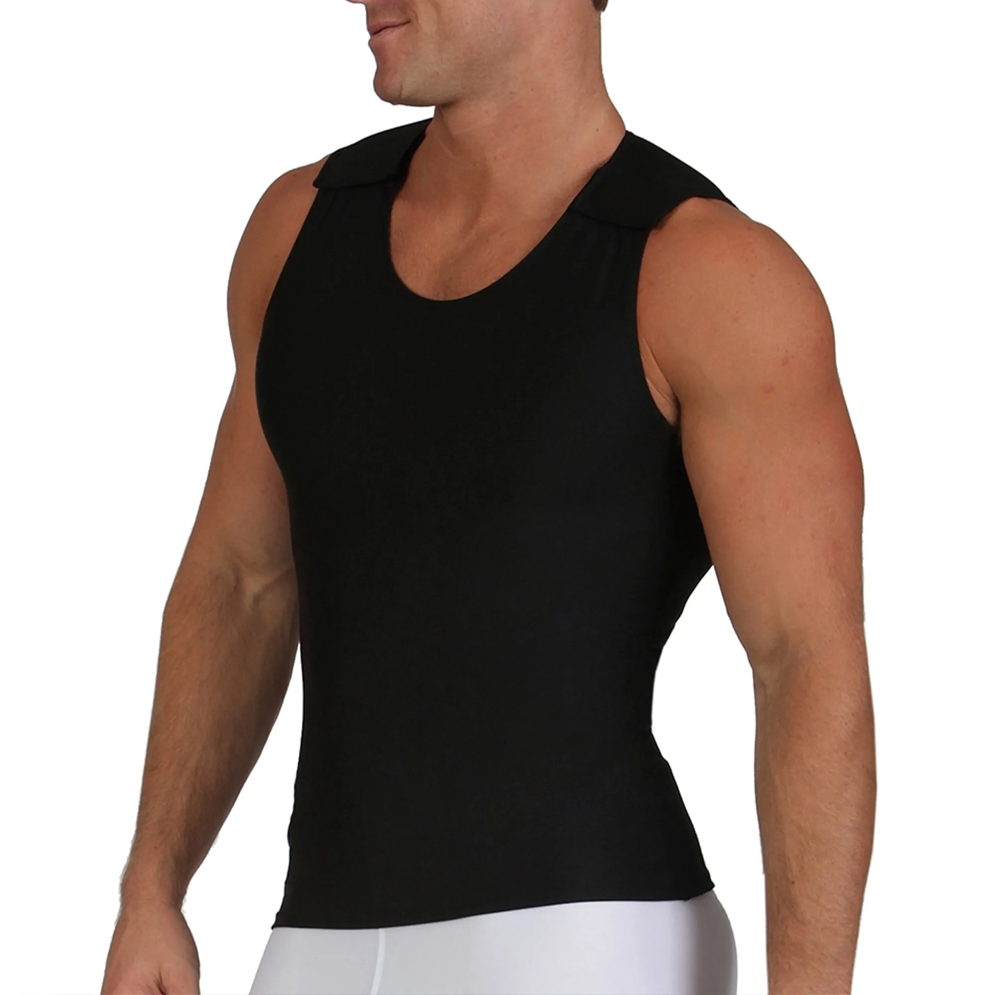 Insta Slim High Compression Muscle Tank Hook and Loop MS00V1 by InstantFigure - InstaSlim - InstantRecoveryMD