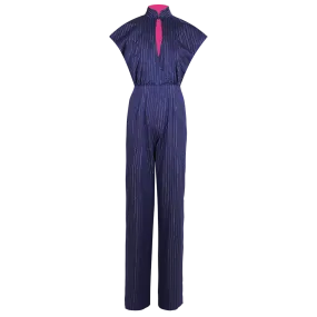【JUMPSUIT】Indigo Jumpsuit (紅白藍)