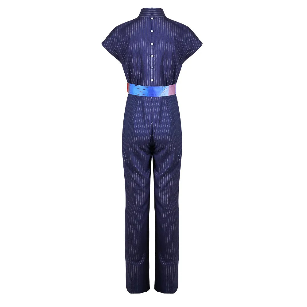 【JUMPSUIT】Indigo Jumpsuit (紅白藍)