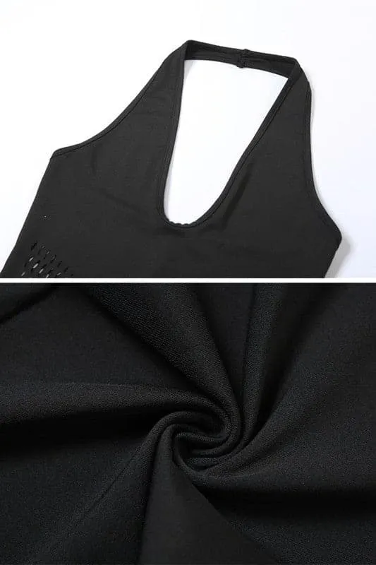 JZ128 Halter Sleeveless Jumpsuits