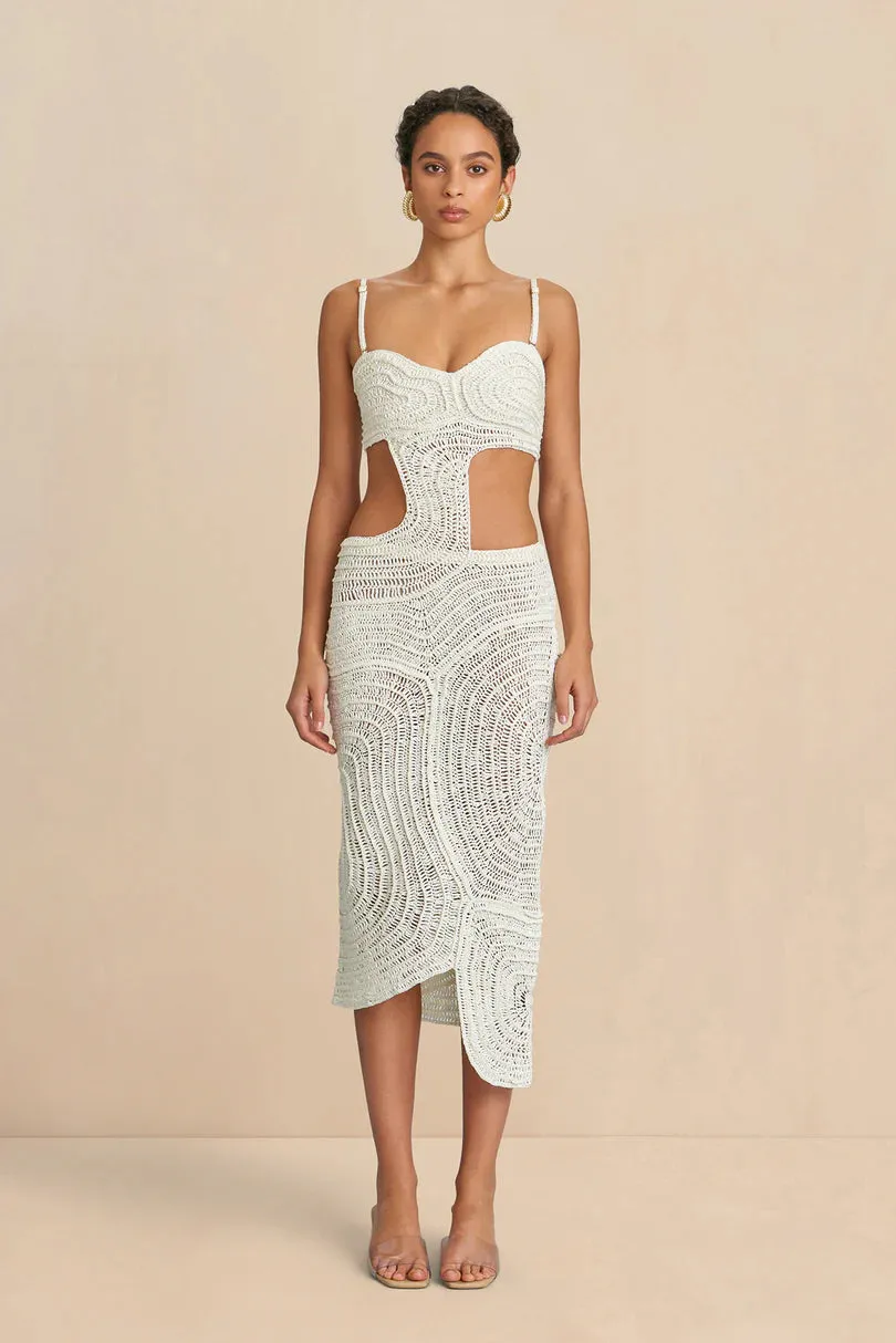 Kira Knit Dress - Off-White