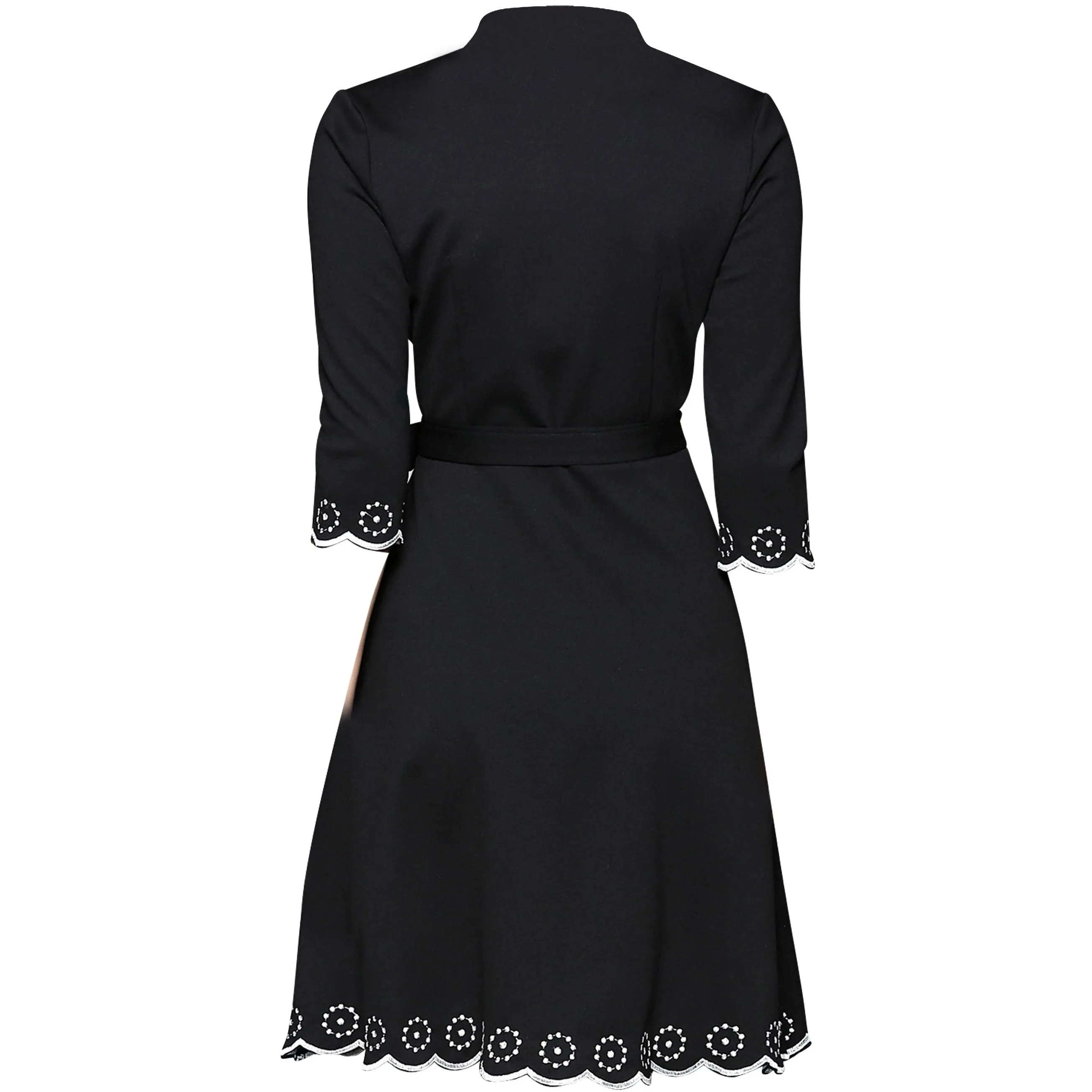 Knit wrap dress
