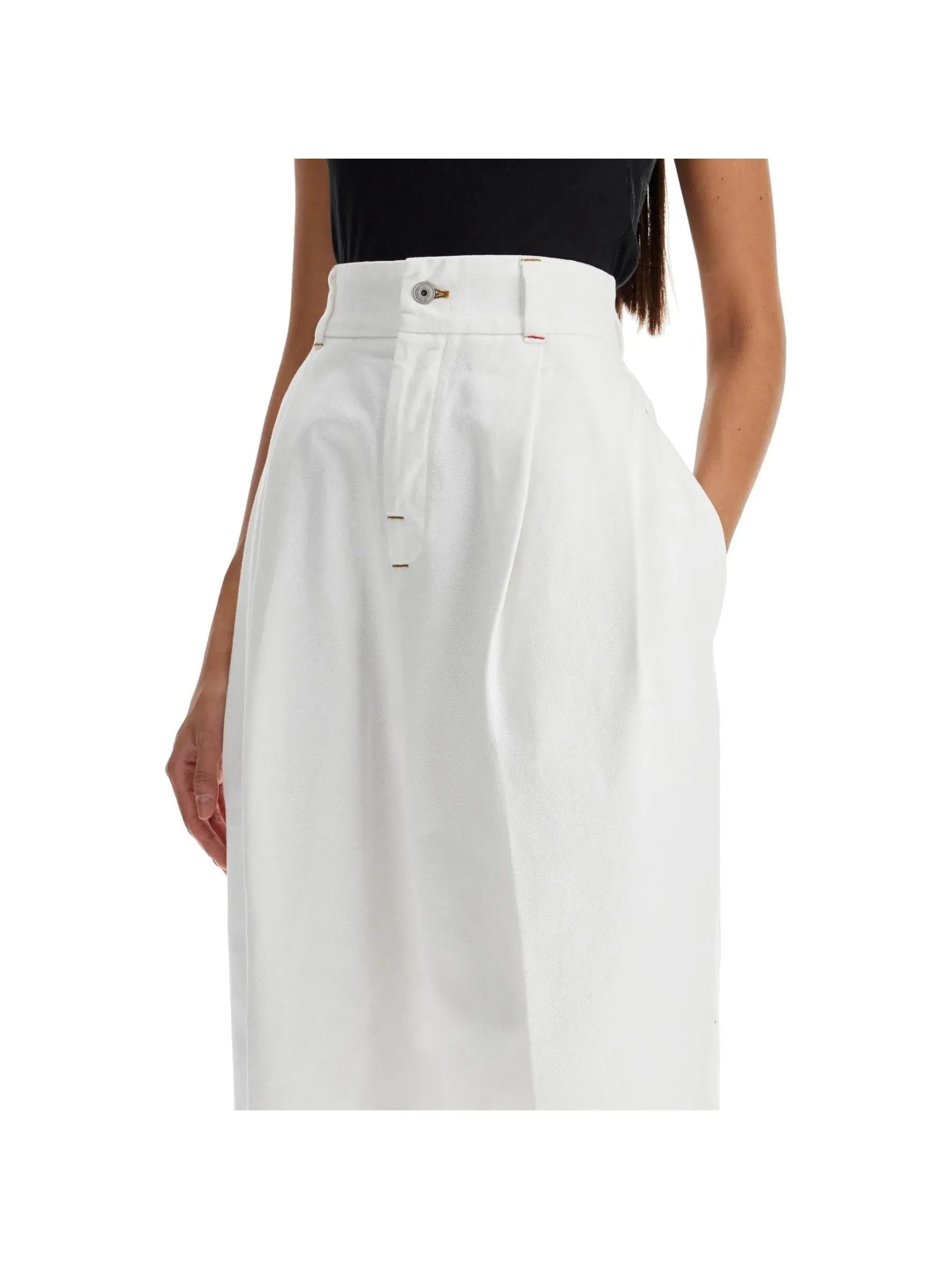 Le De-Nîmes High-Waist Trousers