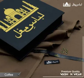 Libas-e-Mughal All Season Egyptian Wash & Wear (Coffee)