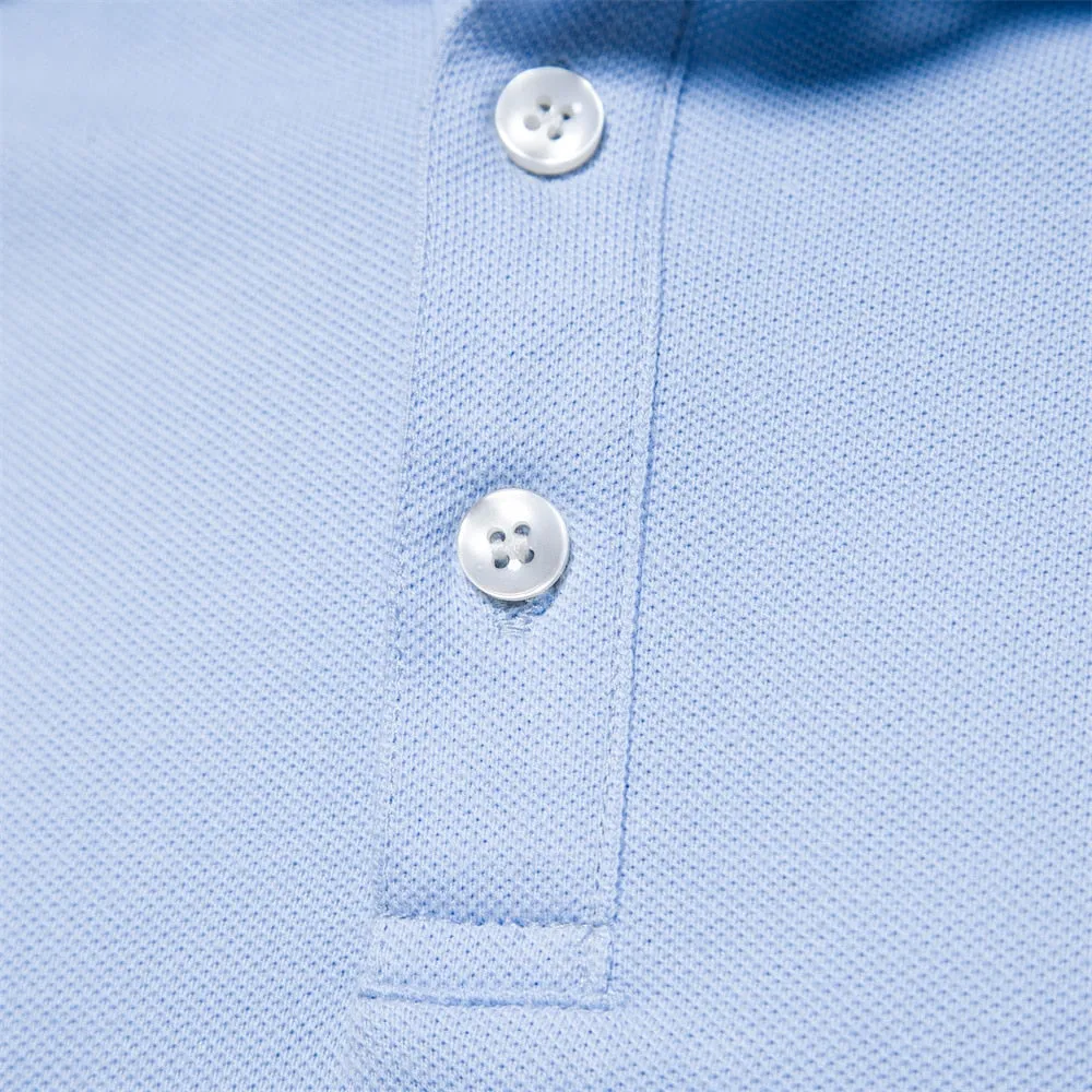 Men's Casual Polo Cotton T-Shirt