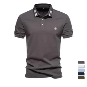 Men's Casual Polo Cotton T-Shirt