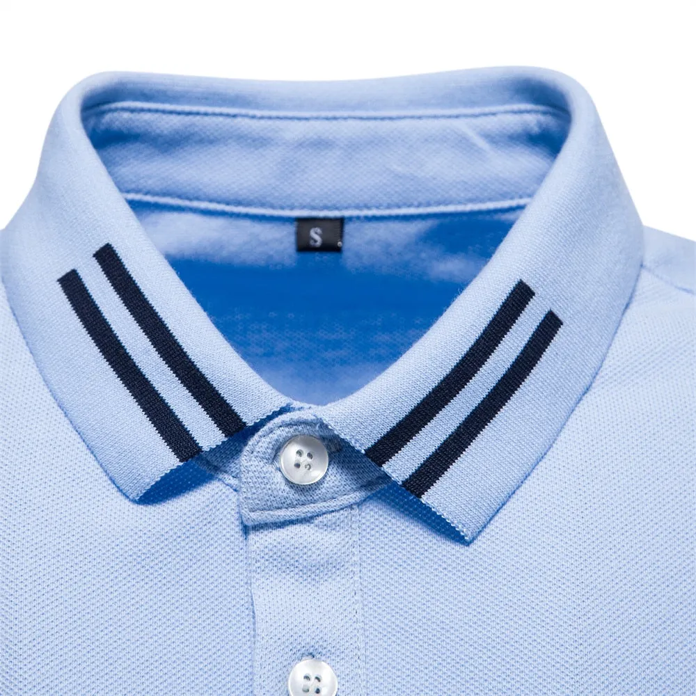 Men's Casual Polo Cotton T-Shirt