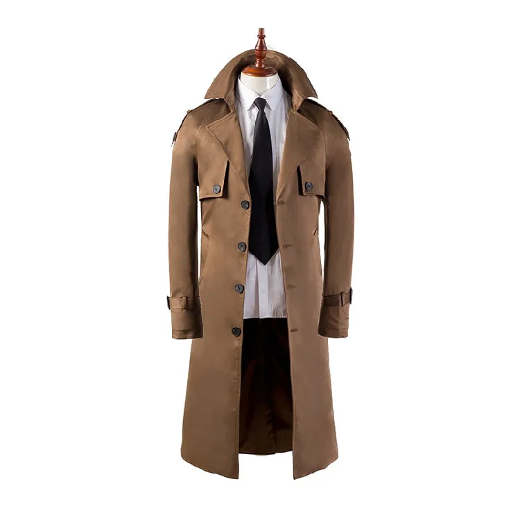 Men's Trench Coat Super Long Over