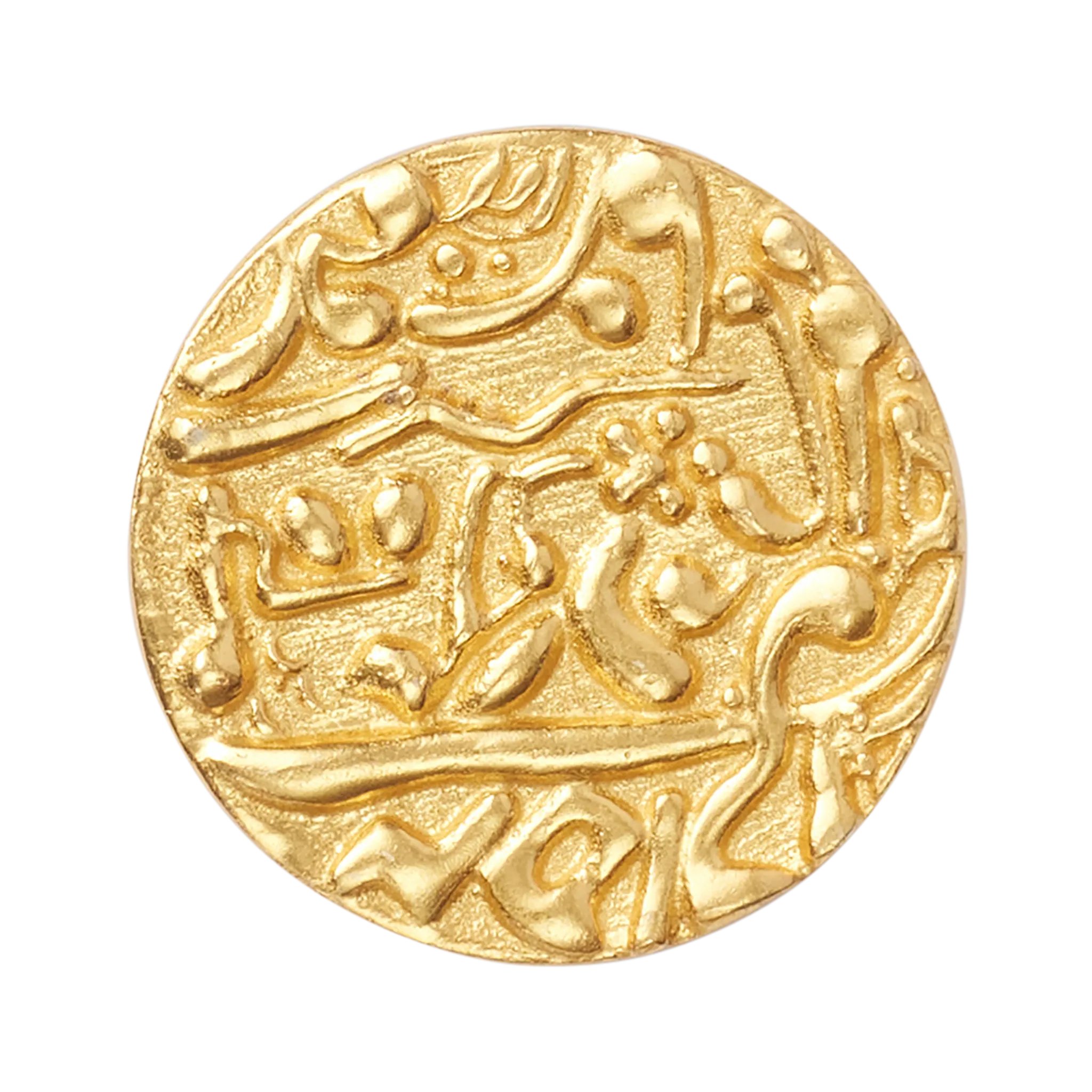 Mughla Seal Gold Button Large