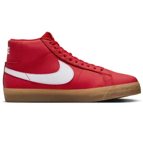 Nike SB Blazer Mid Orange Label - Red Leather/Gum FJ1680-600