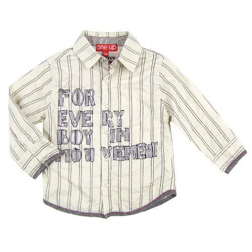One Up by Eliane et Lena *MVNT* Boys Long Sleeve Summer Shirt